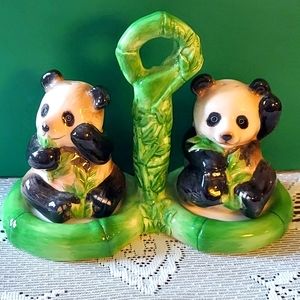 Panda Bear Set of Salt & Pepper Shakers